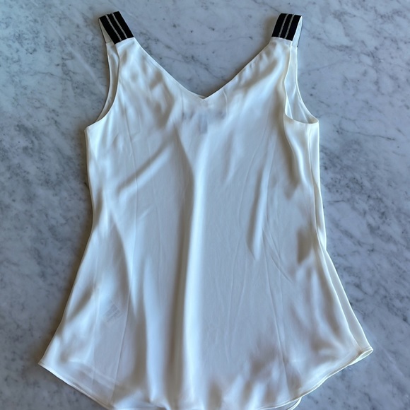 White House Black Market Ball Chain Trim Draped Cami - Picture 8 of 8